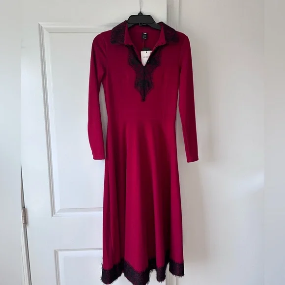 Red dress vintage - Picture 2 of 3